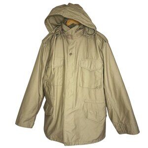 Tru-Spec Military Field Coat Khaki Cold Weather Parka Jacket Medium Liner